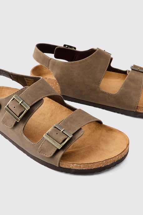 Double Strap Buckle Sandal - Image 3