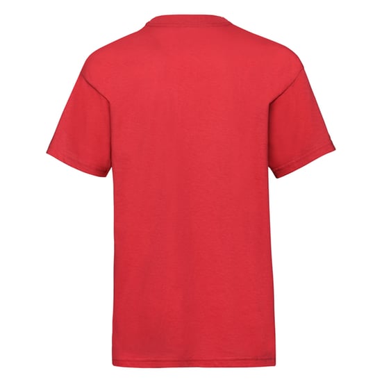 Fruit of the Loom Kinder/Kids Waardevol T-Shirt (Rood) - Image 2