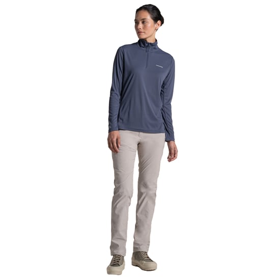 Craghoppers Dames/Dames Nosilife Half Zip Top (Antraciet) - Image 4