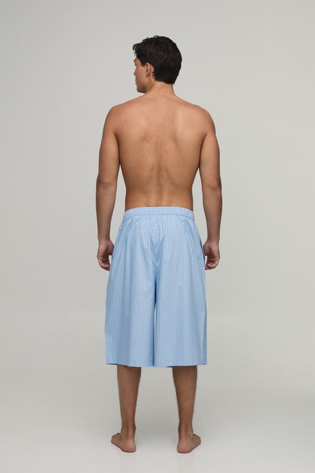 Stripe Woven Lounge Jort - Image 2