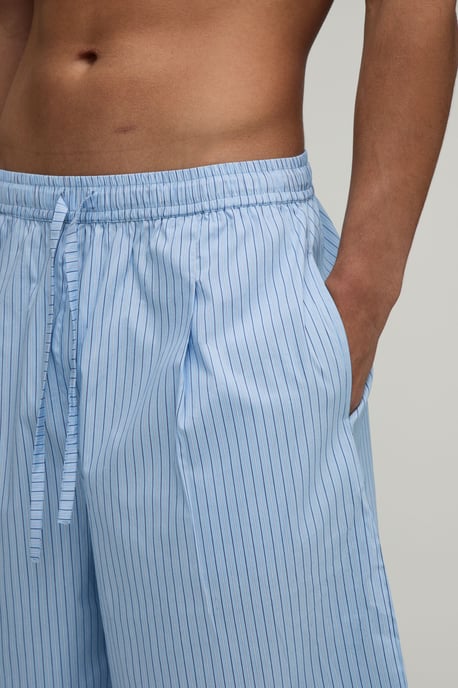 Stripe Woven Lounge Jort - Image 3