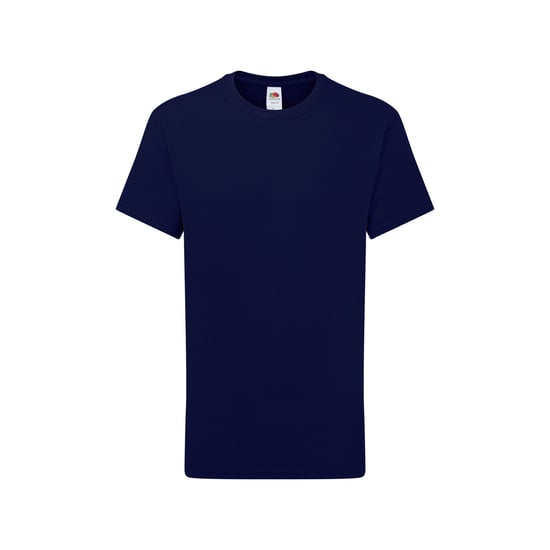 Fruit of the Loom Kinderen/Kinderen Iconic 195 T-Shirt (Deep Navy) - Image 1