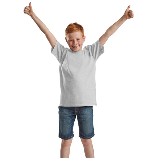 Fruit of the Loom Kinderen/Kinderen Iconisch T-Shirt (Heide Grijs) - Image 1