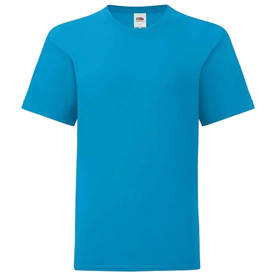 Fruit of the Loom Kinderen/Kinderen Iconisch T-Shirt (Azuurblauw) - Image 1
