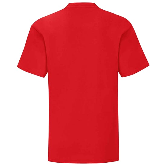Fruit of the Loom Kinderen/Kinderen Iconisch T-Shirt (Rood) - Image 2