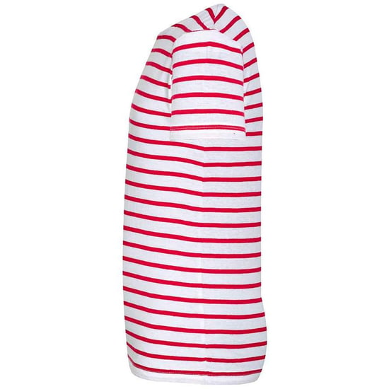 SOLS Kinderen/Kinderen Miles Ronde Hals T-Shirt (Wit/rood) - Image 3