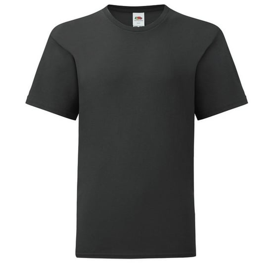 Fruit of the Loom Effen Kinder/Kids Iconic 150 T-Shirt (Zwart) - Image 1