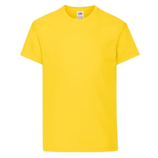 Fruit of the Loom Origineel T-shirt voor kinderen (Geel) - Image 1