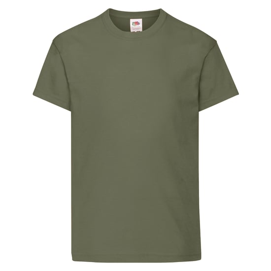 Fruit of the Loom Origineel T-shirt voor kinderen (Klassieke Olijf) - Image 1