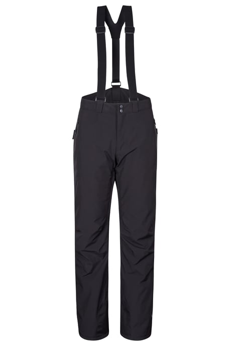 'Orbit' Men's Stretchy Ski Pants Waterproof Breathable Winter Salopettes Trouser Black - Image 1