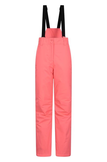 'Moon' Women's Slim Leg Ski Pants Water Resistant Warm Insulated Winter Trousers Pink - Image 5