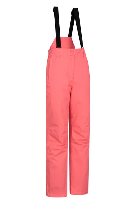 'Moon' Women's Slim Leg Ski Pants Water Resistant Warm Insulated Winter Trousers Pink - Image 6