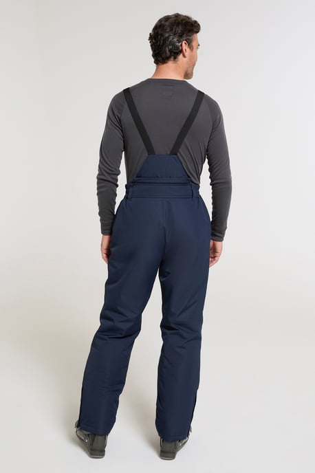 'Dusk II' Men's Ski Pants Warm Insulated Snow Proof Elastic Waist Winter Trouser Navy - Image 3