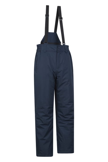 'Dusk II' Men's Ski Pants Warm Insulated Snow Proof Elastic Waist Winter Trouser Navy - Image 4