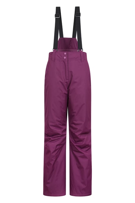 'Moon' Women's Ski Pants Warm Insulated Snow Proof Elastic Waist Winter Trouser Purple - Image 5