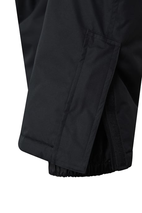 'Dusk' Men's Short Ski Pants Insulated Fleece Lined Snowproof Winter Salopettes Black - Image 5