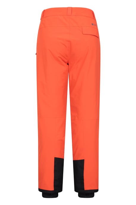 'Orbit' Men's Stretchy Ski Pants Waterproof Breathable Winter Salopettes Trouser Orange - Image 3