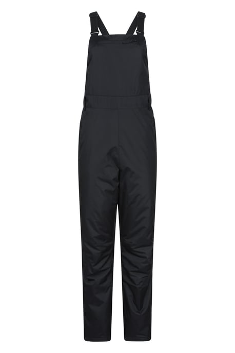 'Moon' Women's Bib Front Ski Pants Water Resistant Winter Snowboard Trouser Black - Image 5