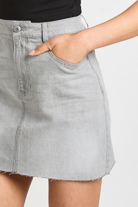 Tall Denim Mini Skirt - Image 4