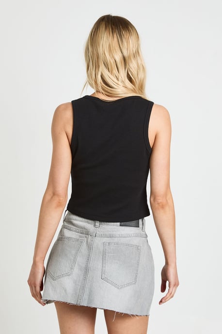 Petite Denim Mini Skirt - Image 2