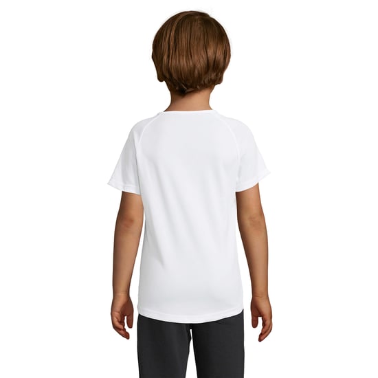 SOLS Kinderen/Kinderen Sportief Raglan T-shirt (Wit) - Image 2