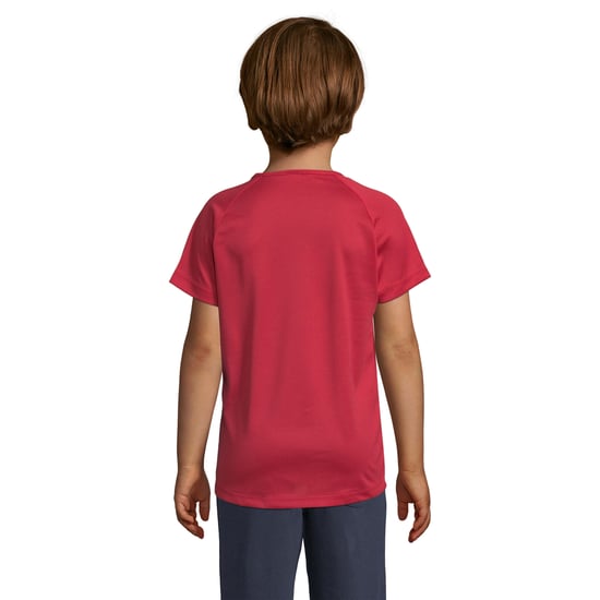 SOLS Kinderen/Kinderen Sportief Raglan T-shirt (Rood) - Image 2