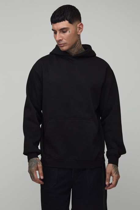 Tall Oversized The Cure License Printed Hoodie - Image 3