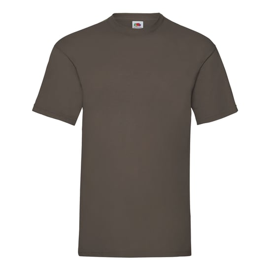 Fruit of the Loom Unisex Adult Waardevol T-Shirt (Chocolade) - Image 1