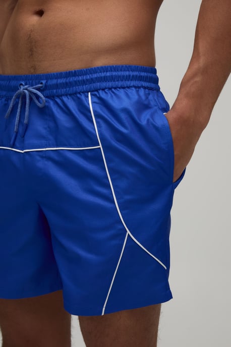 Piping Mid Length Swim Short - Image 3