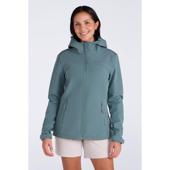 Mountain Warehouse Exodus vattenavvisande Soft Shell-jacka för damer/kvinnor (Blåkråka) - Image 1