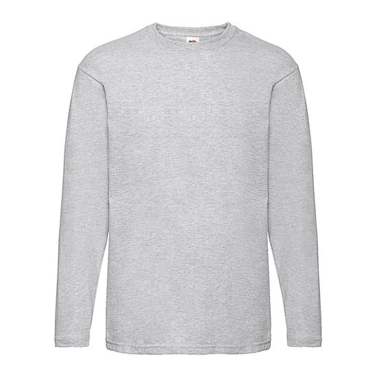 Fruit of the Loom Heren Valueweight Heather T-shirt met lange mouwen (Heide Grijs) - Image 1