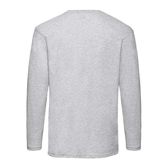 Fruit of the Loom Heren Valueweight Heather T-shirt met lange mouwen (Heide Grijs) - Image 2