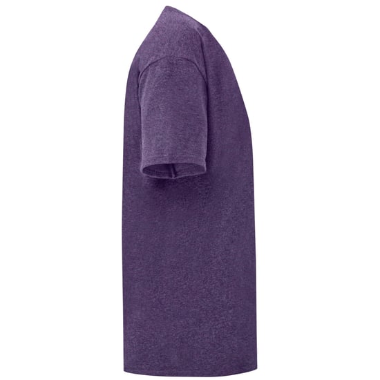 Fruit of the Loom Kinderen/Kinderen Iconic Heather T-Shirt (Heide Paars) - Image 3