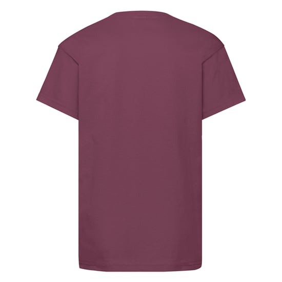 Fruit of the Loom Childrens/Kids Original T-Shirt (Burgundy) - Image 2
