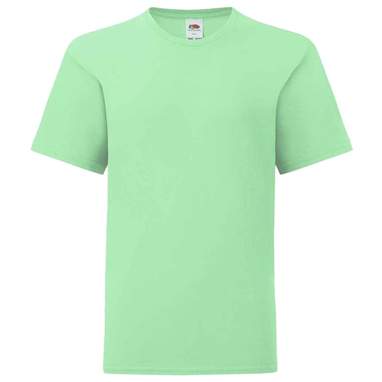 Fruit of the Loom Childrens/Kids Iconic T-Shirt (Neo Mint) - Image 1