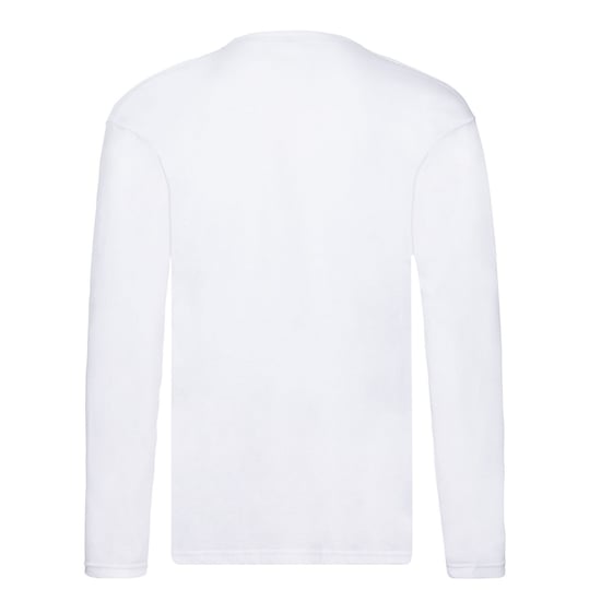 Fruit of the Loom Unisex Original Effen T-shirt met lange mouwen voor volwassenen (Wit) - Image 2