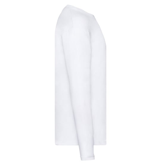Fruit of the Loom Unisex Original Effen T-shirt met lange mouwen voor volwassenen (Wit) - Image 3
