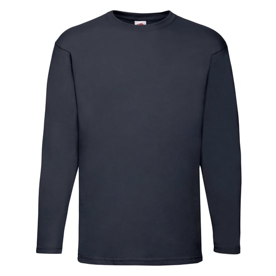Fruit of the Loom Heren Valueweight T-shirt met lange mouwen (Deep Navy) - Image 1