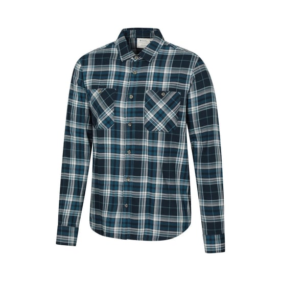 Mountain Warehouse Heren Maine Flanellen Langärmige Shirt (Petrol) - Image 3