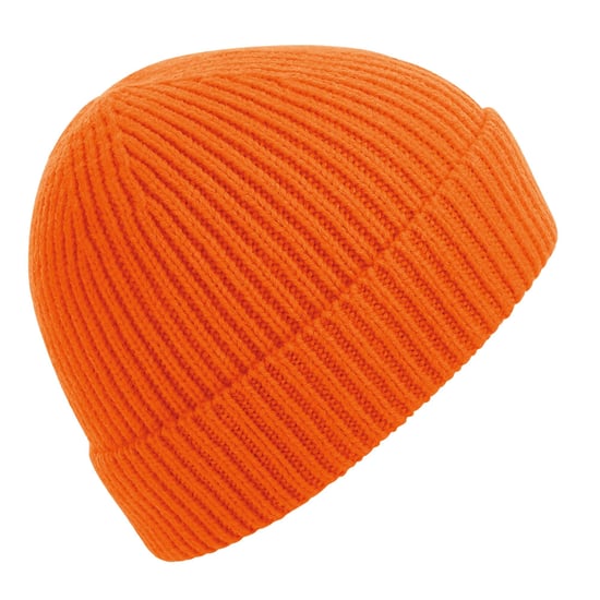 Beechfield Unisex Ribgebreide muts voor volwassenen (Oranje) - Image 1