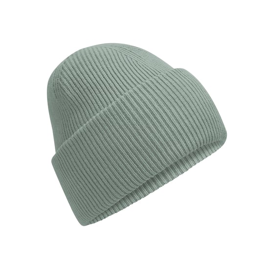 Beechfield Unisex Adult Classic Engineered Crown Beanie (Dusty Green) - Image 1