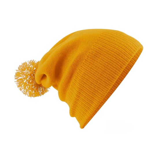 Beechfield Volwassenen Unisex Snowstar Beanie (Kelly Groen/Wit) - Image 2