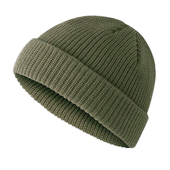 Beechfield Fisherman Mini Gerecycleerde Beanie (Olijfgroen) - Image 2