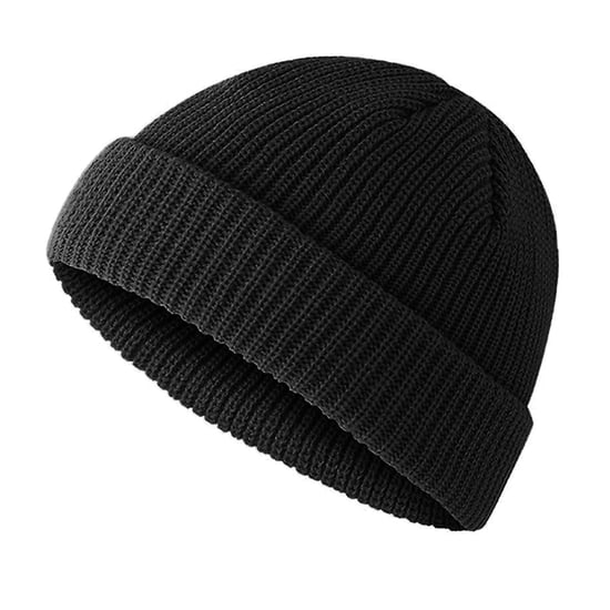 Beechfield Fisherman Mini Gerecycleerde Beanie (Zwart) - Image 2