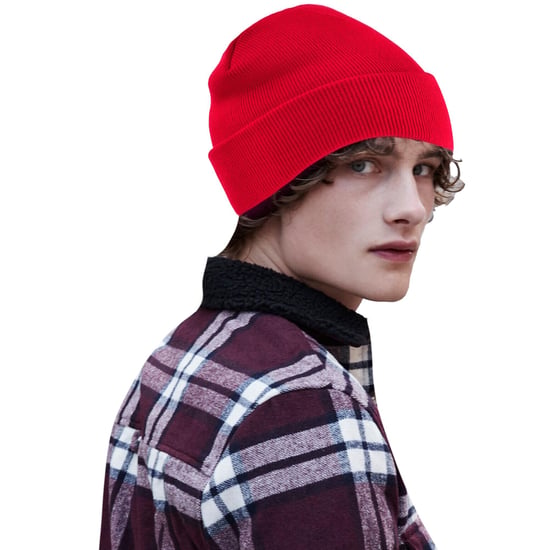 Beechfield Originele gerecycleerde muts met manchet (Klassiek rood) - Image 2