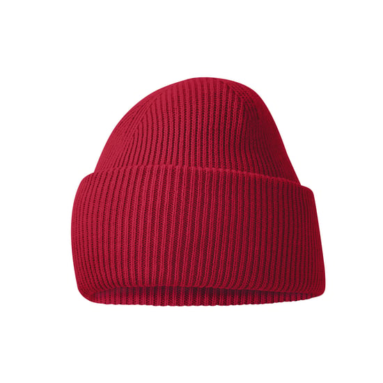 Beechfield Unisex Classic Engineered Crown Beanie voor volwassenen (Klassiek rood) - Image 2