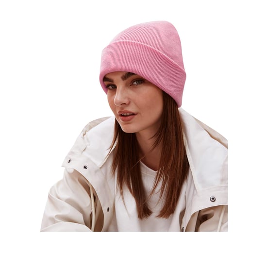 Beechfield Volwassenen van Unisex Originele geboeide Beanie (Schemerig Roze) - Image 3