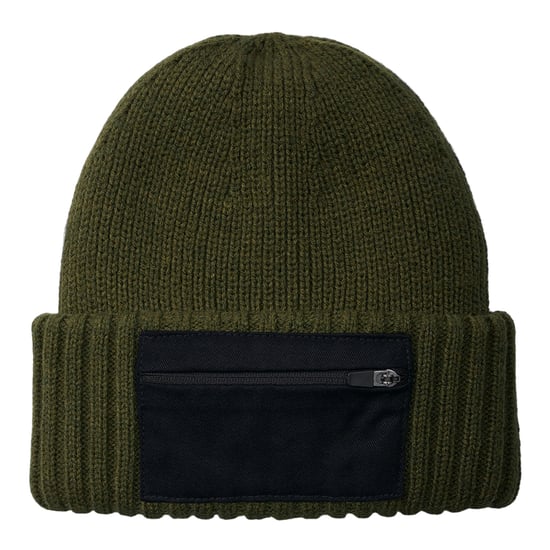 Beechfield Zip Patch muts (Militair Groen) - Image 3