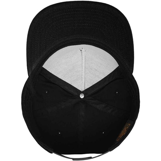 Flexfit Klassieke 5 Paneel Snapback Cap (Zwart) - Image 3