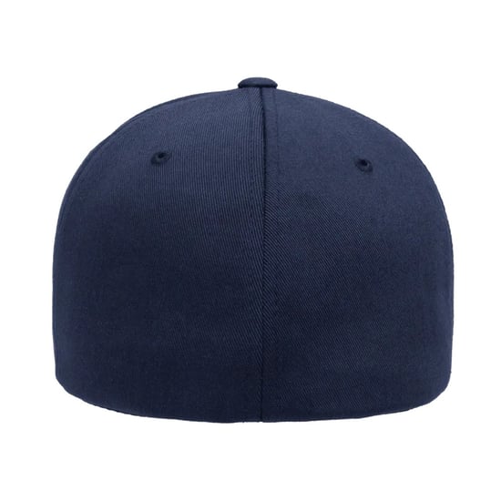 Flexfit Wollige gekamde muts (Marine) - Image 2